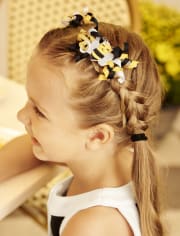 Girls Bee Curly Hair Clips - Busy Little Bee