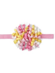 Baby Girls Curly Headwrap - Spring Celebrations