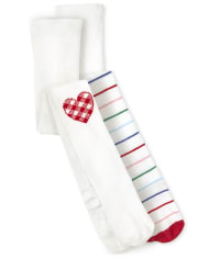 Girls Tights 2-Pack - Farming Friends