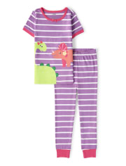 Pyjama en coton Fille Dino Snug Fit - Gymmies