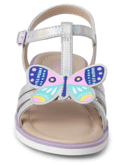 Sandales papillon appliquées pour filles - Backyard Explorer