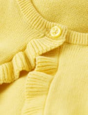 Girls Ruffle Cardigan - Spring Celebrations