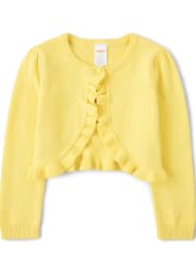 Girls Ruffle Cardigan - Spring Celebrations
