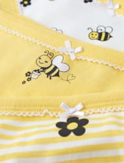 Pack de 3 calzoncillos de abeja para niñas