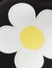 Girls Embroidered Daisy Skort - Busy Little Bee
