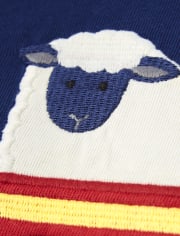 Camiseta de tractor bordada para niños - Farming Friends
