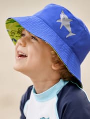 Boys Reversible Dino Bucket Hat - Splish-Splash