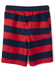 Boys Striped Swim Shorts - Splish-Splash