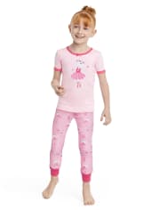 Pyjama en coton Fille Ballerina Snug Fit - Gymmies
