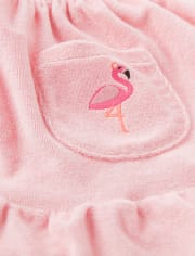 Girls Flamingo Babydoll Cover Up - Splish-Splash