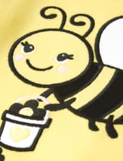 Pyjama en coton ajusté abeille pour filles - Gymmies