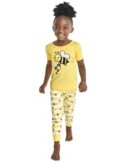 Pyjama en coton ajusté abeille pour filles - Gymmies