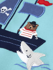 Pijama de 2 piezas de algodón pirata para niños - Gymmies