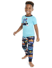 Pijama de 2 piezas de algodón pirata para niños - Gymmies