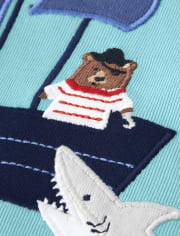 Boys Pirate Snug Fit Cotton Pajamas - Gymmies