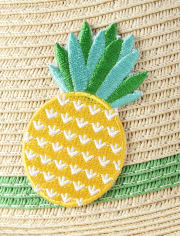 Girls Pineapple Sun Hat - Splish-Splash