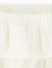 Jupe-short Fille Tiered Velvet - Polar Party