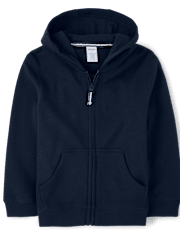 Boys Zip Up Sudaderas con capucha - Uniform