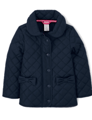 Girls Quilted Jacket - Uniform
