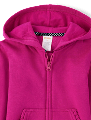 Girls Zip Up Hoodie - Uniform