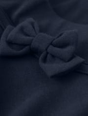Girls Ponte Bow Skort - Uniform