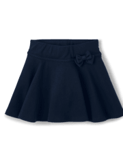 Girls Ponte Bow Skort - Uniform