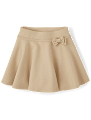 Girls Ponte Bow Skort - Uniform