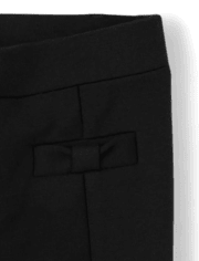 Jeggings avec nœud en ponte pour filles - Uniforme