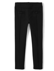 Jeggings Bow Ponte pour filles - Uniforme