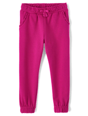 Girls Fleece Jogger Pants - Uniform