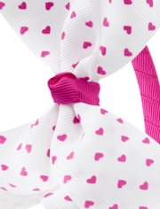Girls Bow Heart Headband 2-Pack - Uniform