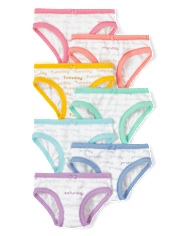 Girls Days Of The Week Underwear 7-Pack - Uniform