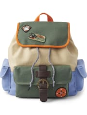Boys Colorblock Canvas Backpack - Outback Adventure