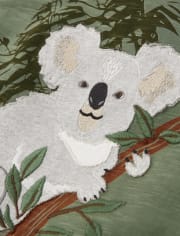 Boys Embroidered Koala Top - Outback Adventure