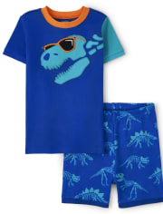 Pyjama ajusté en coton à motif dinosaure pour garçon - Gymmies