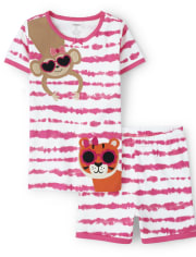 Pyjama en coton Fille Animal Snug Fit - Gymmies