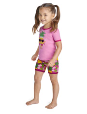 Girls Pineapple Snug Fit Cotton Pajamas - Gymmies