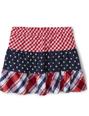 Falda pantalón con capas para niñas - American Cutie