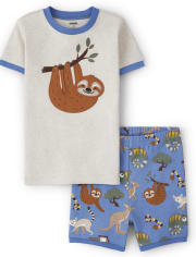 Pyjama ajusté en coton pour garçons - Gymmies