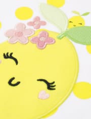 Girls Lemon Snug Fit Cotton Pajamas - Gymmies