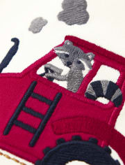 Haut de verger de pommiers brodé pour garçons - Chef de classe