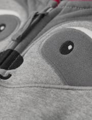 Boys Raccoon Zip Up Hoodie - Head of the Class