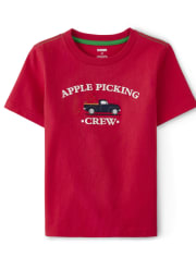 Boys Matching Family Apple Picking Top - Head of the Class