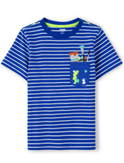 Boys Striped Art Supplies Top - Future Artist