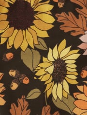 Girls Sunflower Leggings - Autumn Harvest