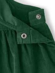 Girls Reindeer Corduroy Skirtall - Holiday Express