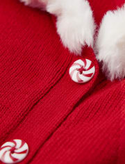 Sweat à capuche avec mitaines appliquées pour filles - Holiday Express