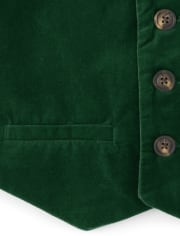 Boys Velvet Vest - Holiday Traditions