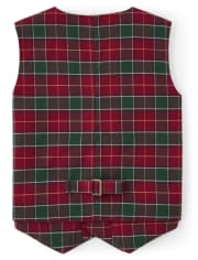 Gilet à carreaux pour garçons - Holiday Traditions