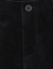 Pantalones de vestir de terciopelo para niños